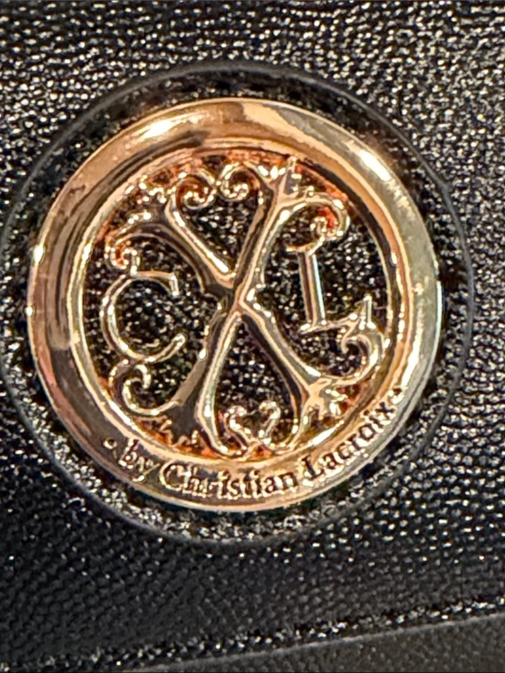 Christian Lacroix sleek black